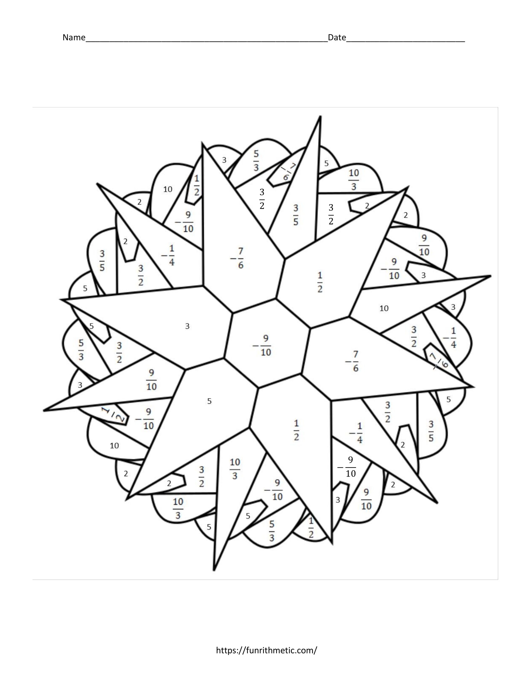 slope from two points worksheet