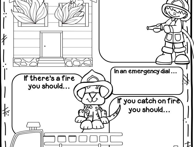 Fire Safety Fire Safety Worksheets Fire Safety Free Fire Worksheets Library