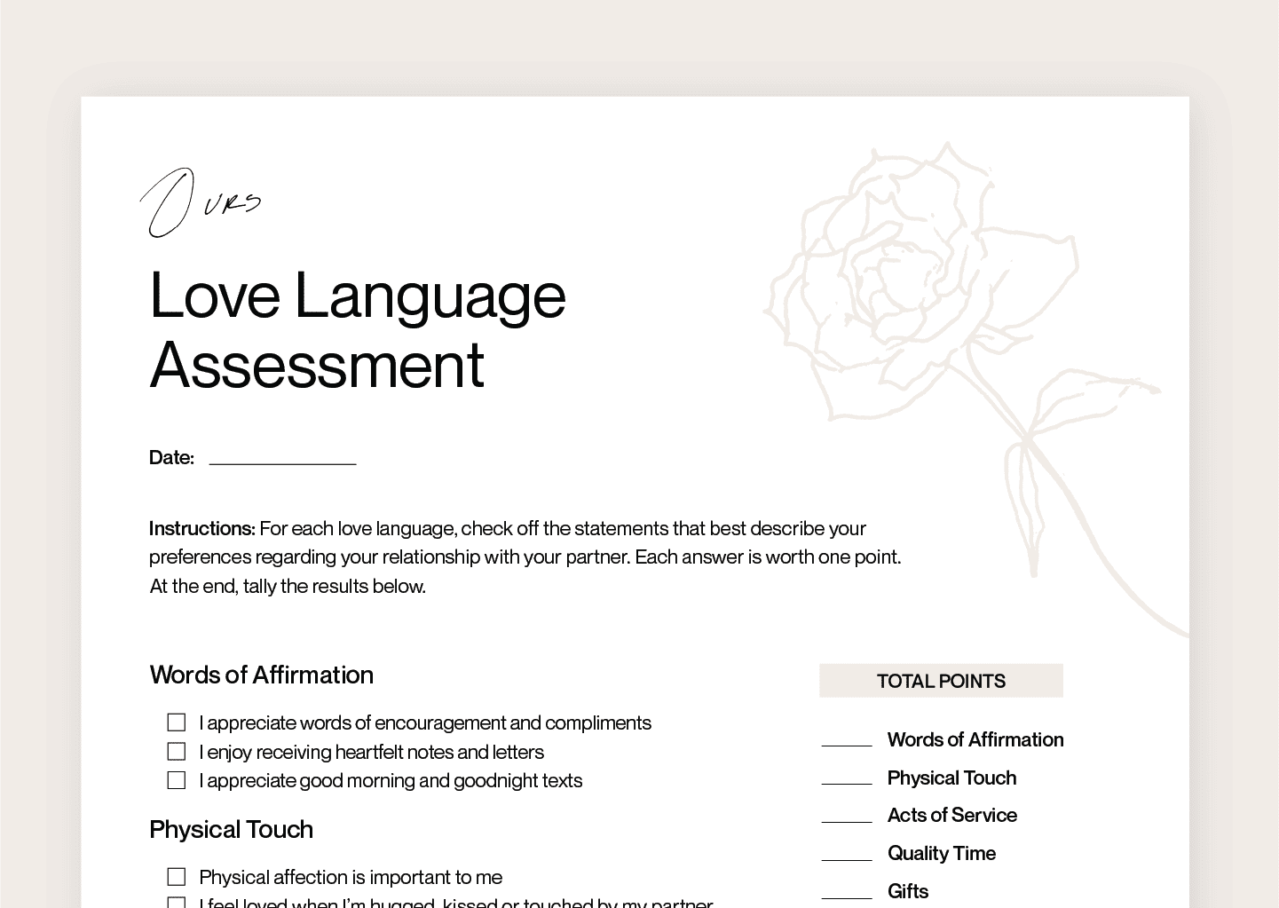 couples communication worksheets
