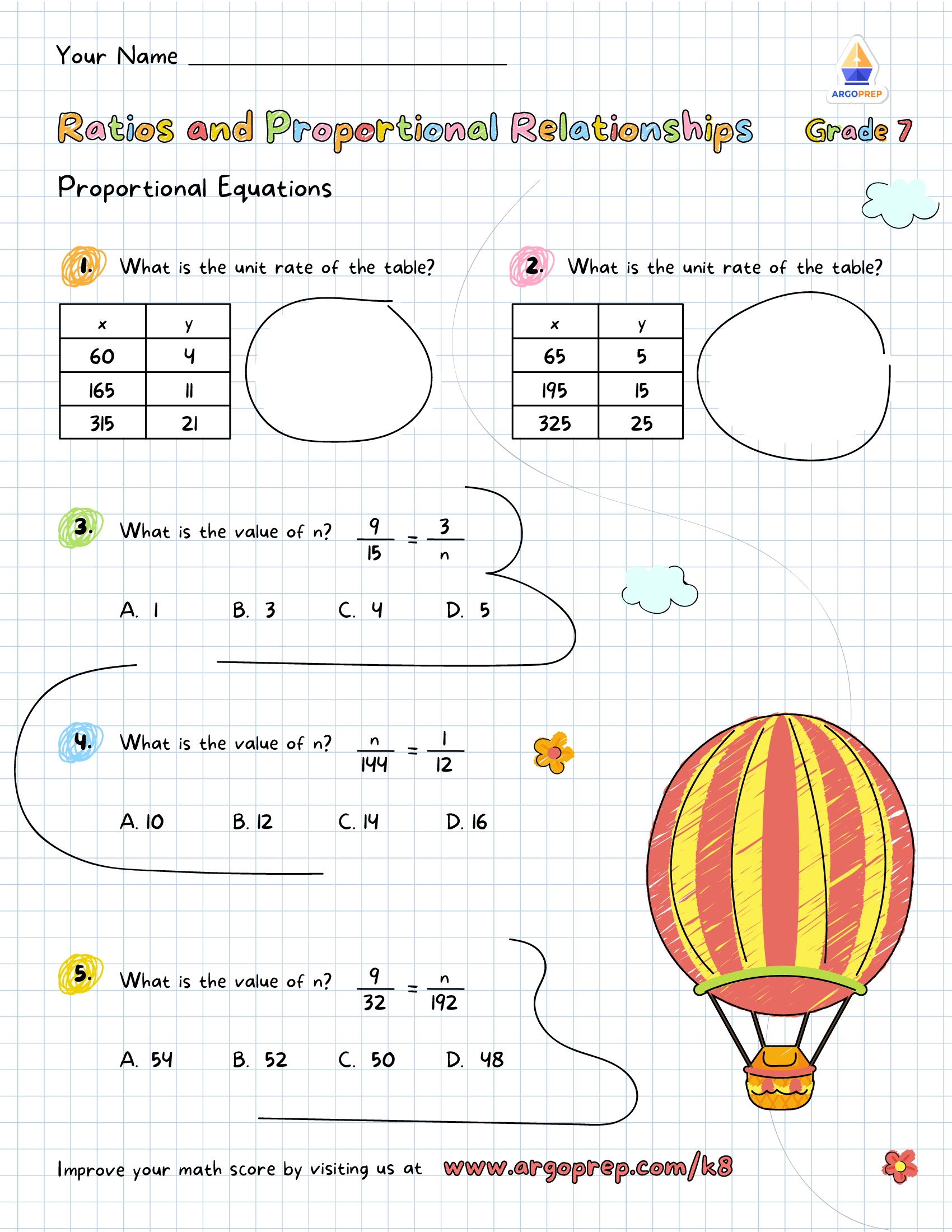 rates and unit rates worksheet
