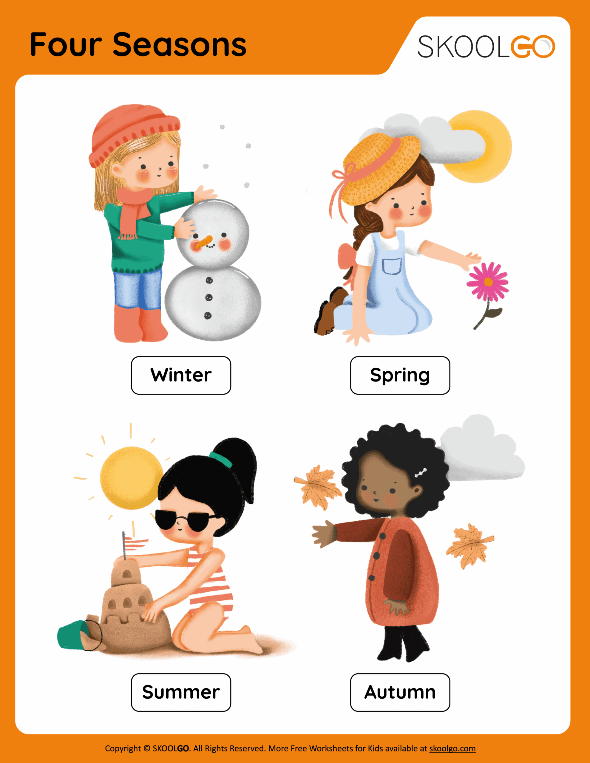 seasons worksheet