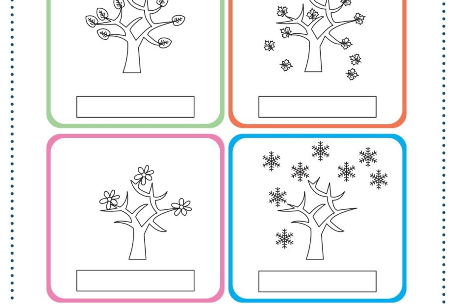 Four Seasons Worksheets Sheets