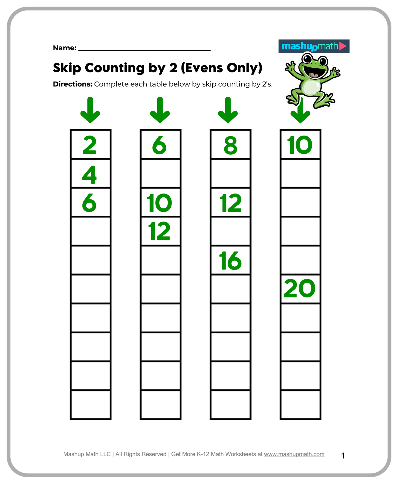 printable worksheets for class 2