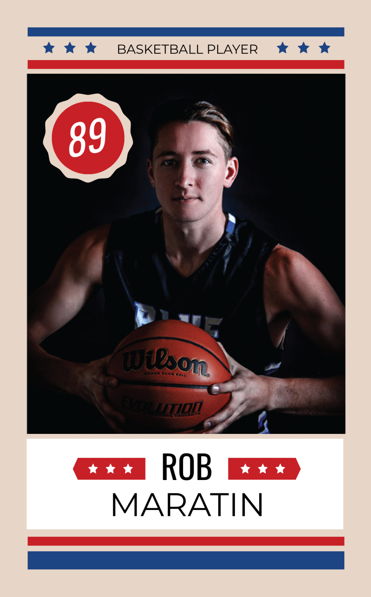 printable basketball ending card
