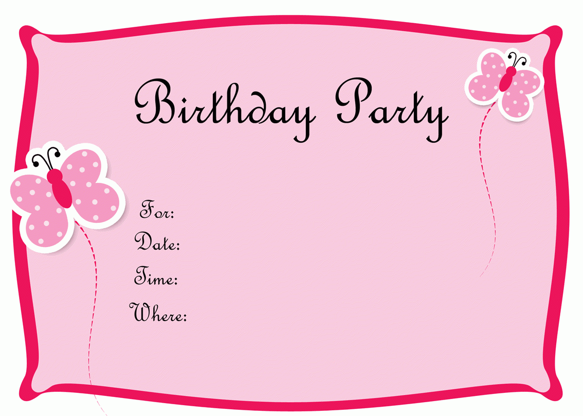 Free Birthday Invitations To Print Drevio Free And Printable Worksheets Library