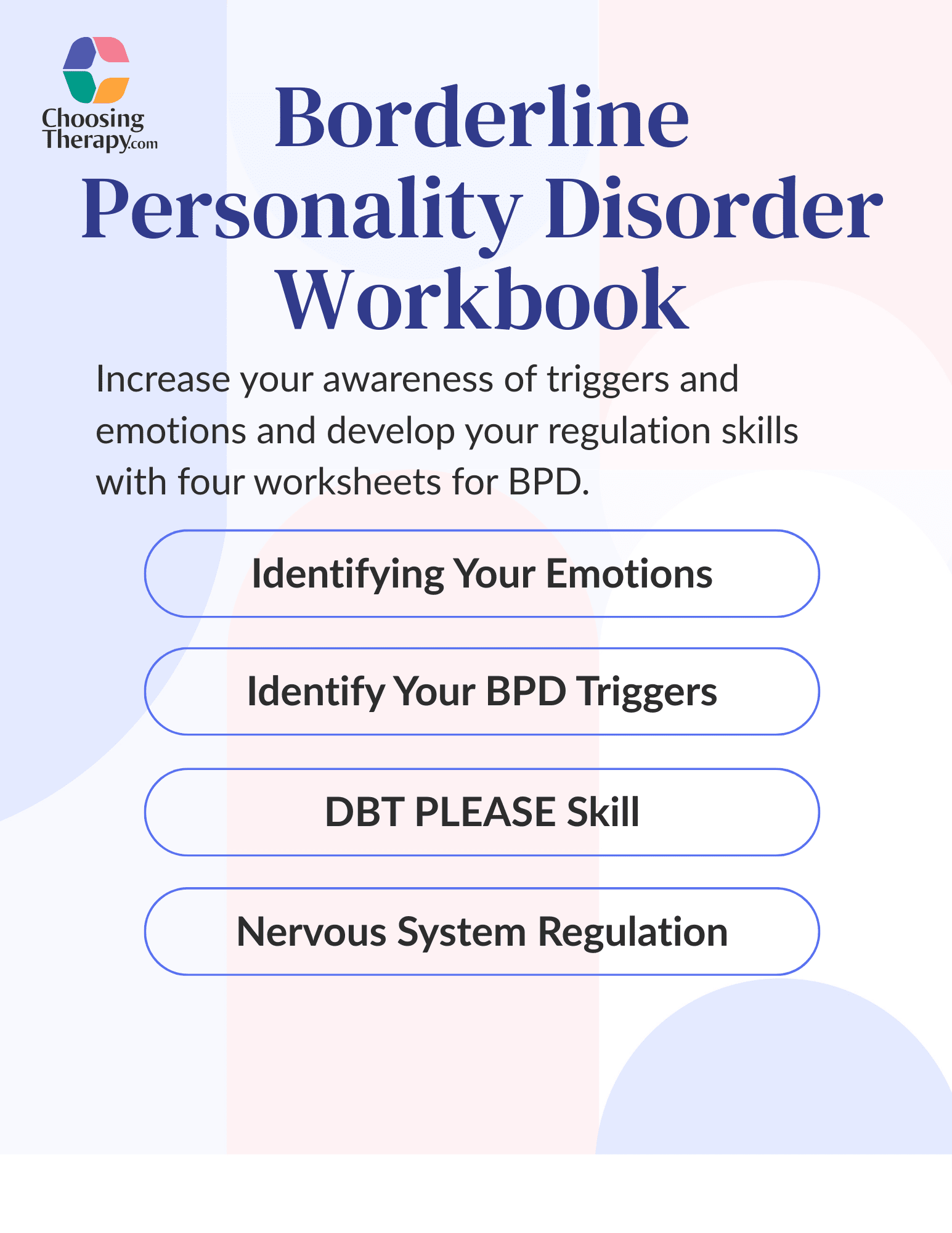 Free BPD Workbook Printable PDF ChoosingTherapy