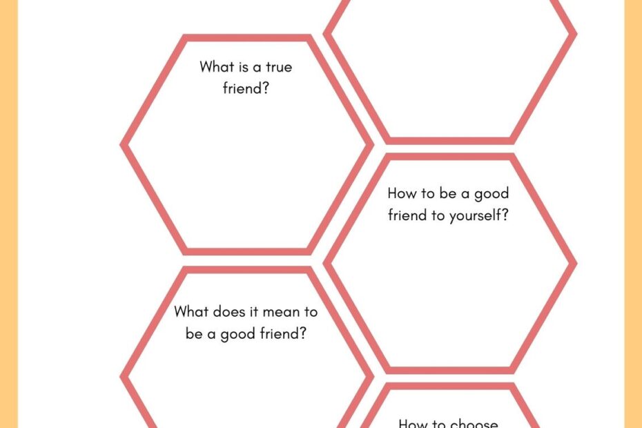 Free Custom Printable Friendship Worksheet Templates Canva