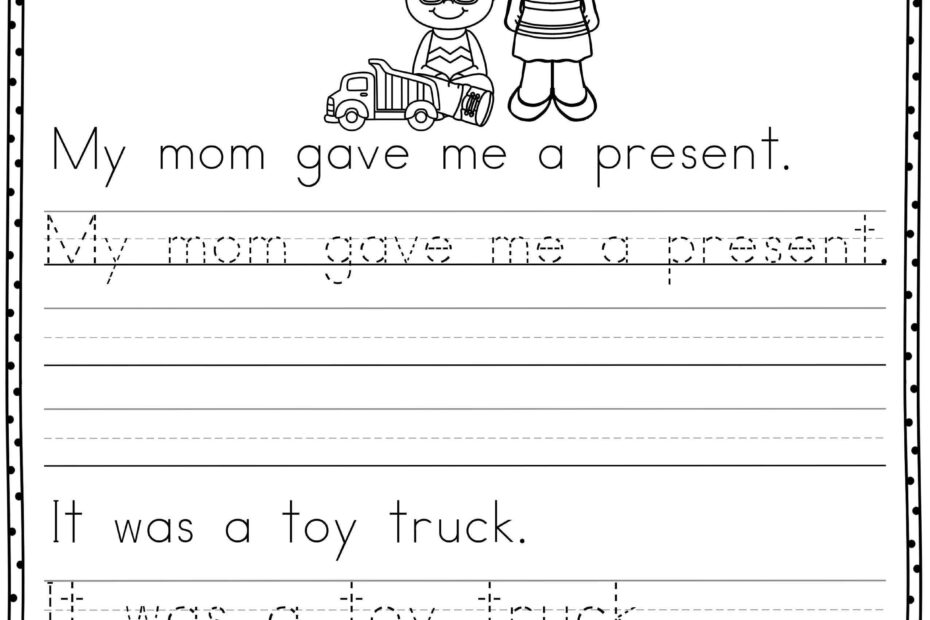 Free Handwriting Worksheets For Kindergarten Block Style Print Worksheets Library