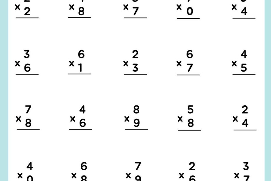 Free Math Worksheet Multiply Download Free Math Worksheet Multiply Png Images Free Worksheets On Clipart Library