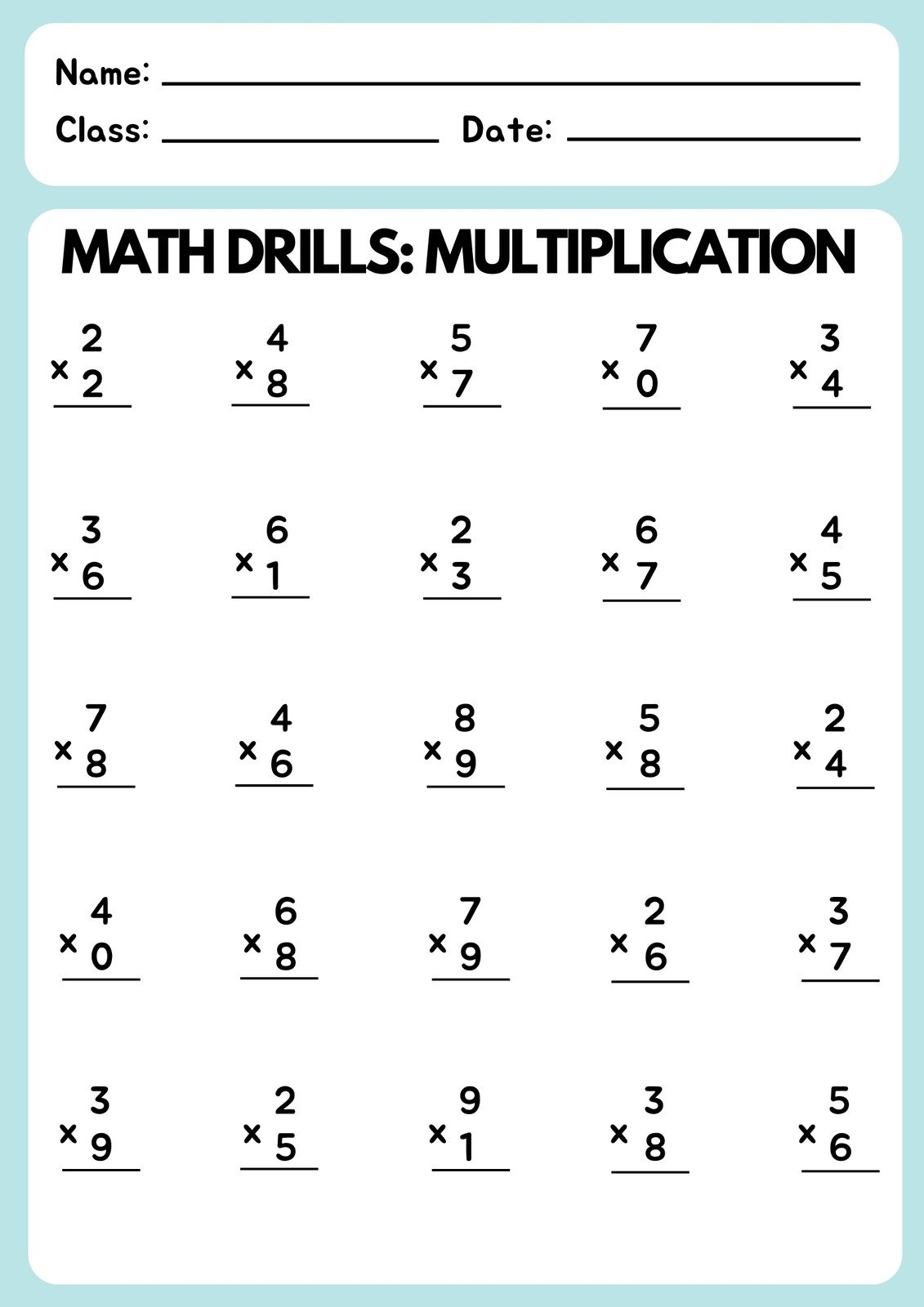 Free Math Worksheet Multiply Download Free Math Worksheet Multiply Png Images Free Worksheets On Clipart Library