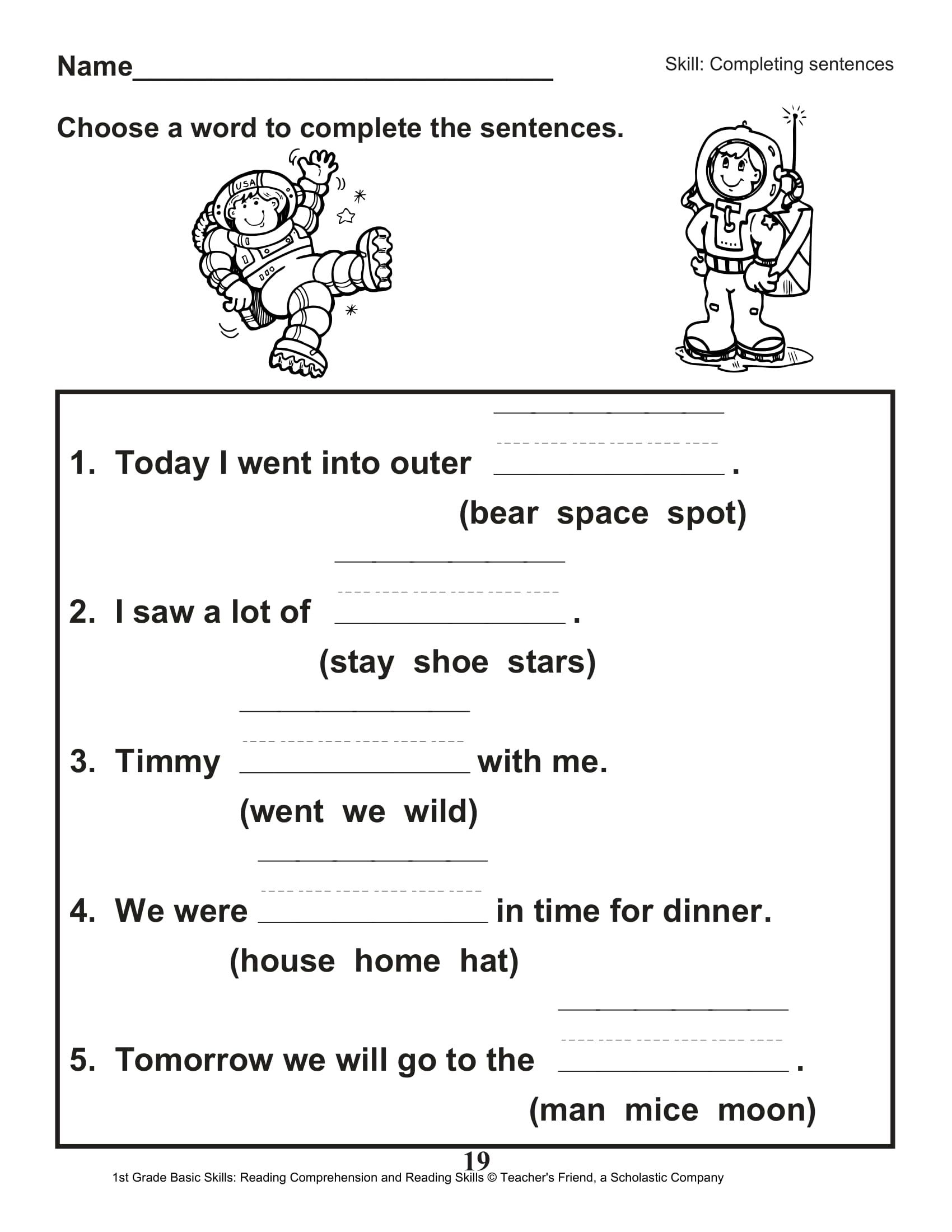 Free Math Worksheets Scholastic Worksheets Library
