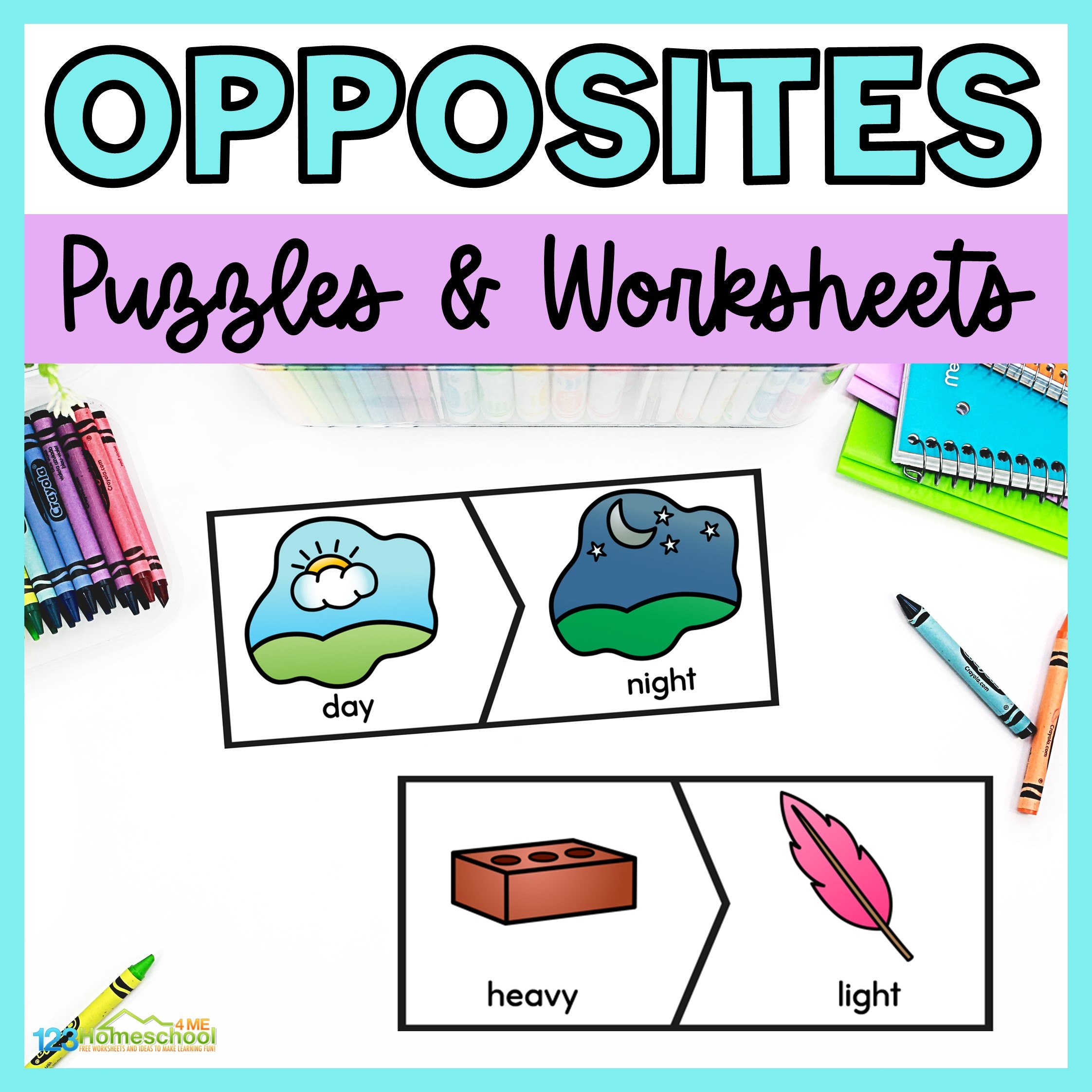 opposites worksheets