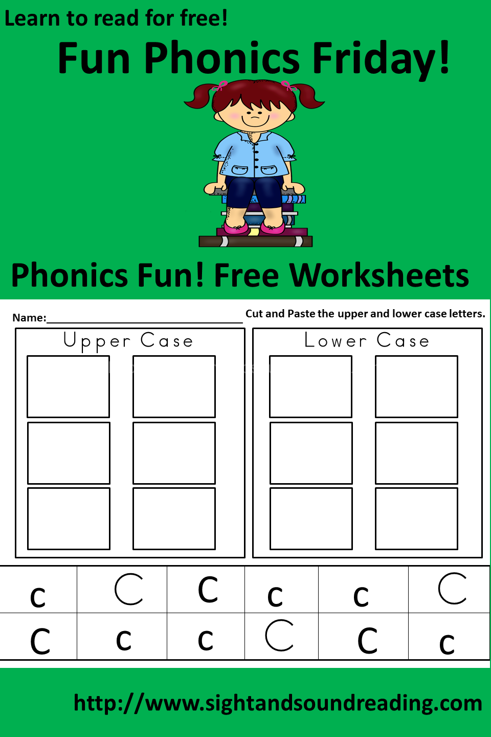 Free Phonics Friday The Letter Cc Mrs Karle s Sight And Sound Reading