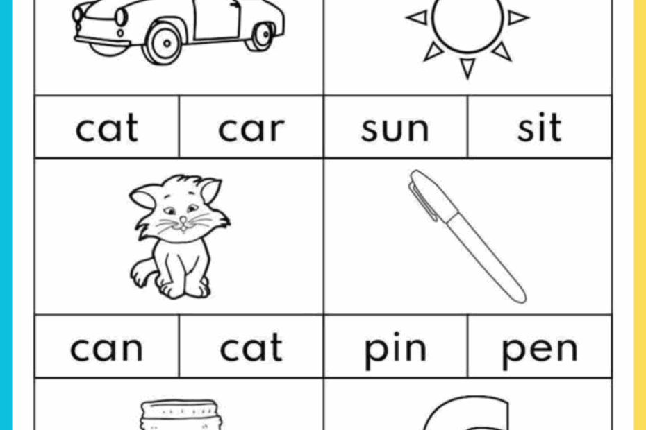 Free Phonics Worksheets Worksheets Get Worksheet