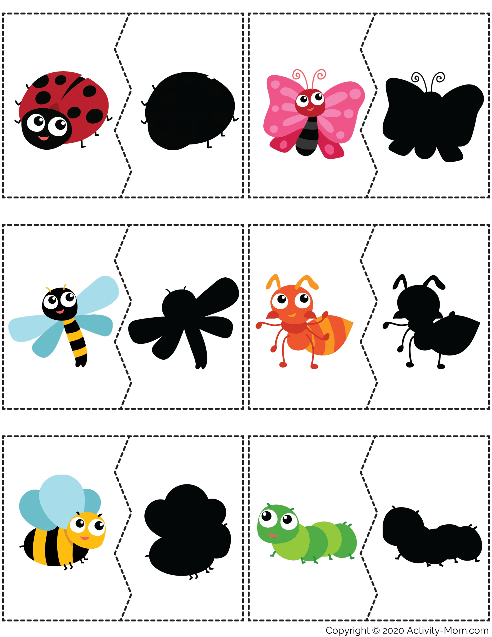 preschool insects worksheets for kindergarten