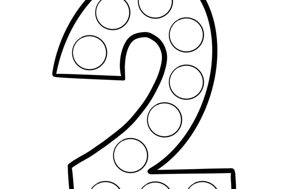 Free Preschool Printables Number 2 Jennibeemine