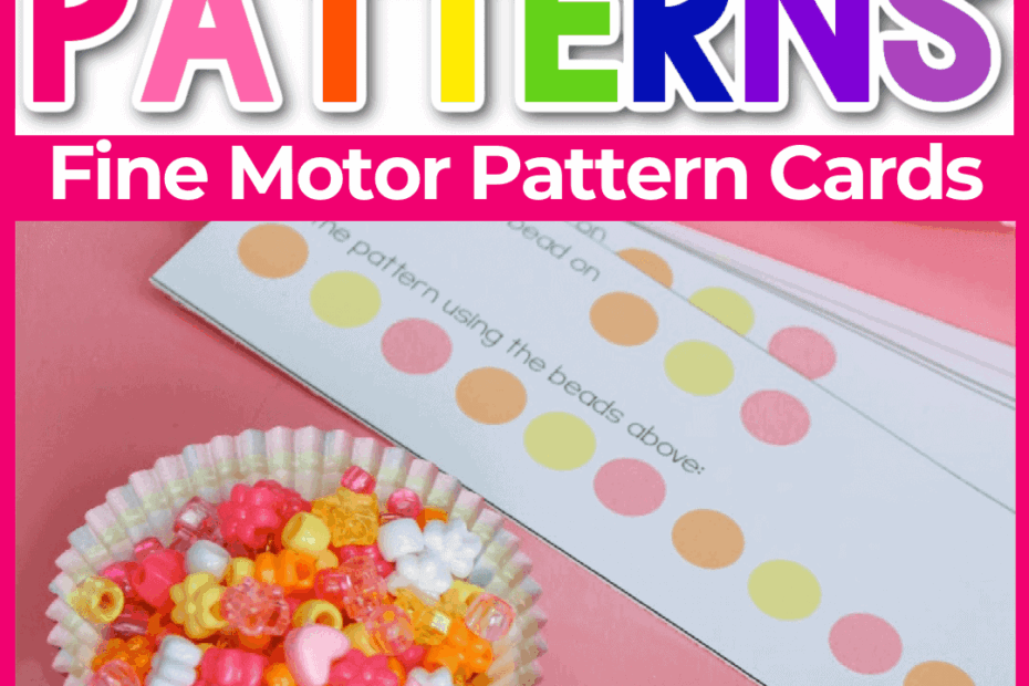 Free Printable Bead Patterning Cards For Spring