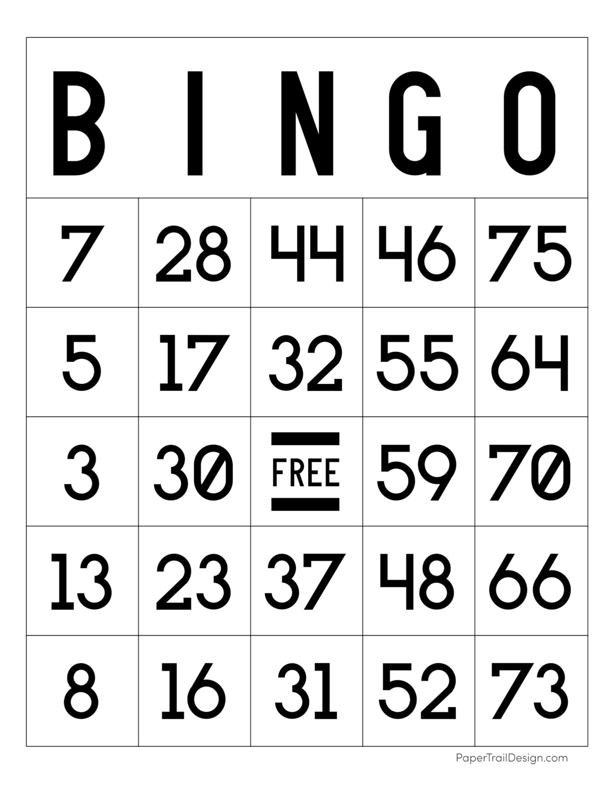 printable bingo cards 3 per page