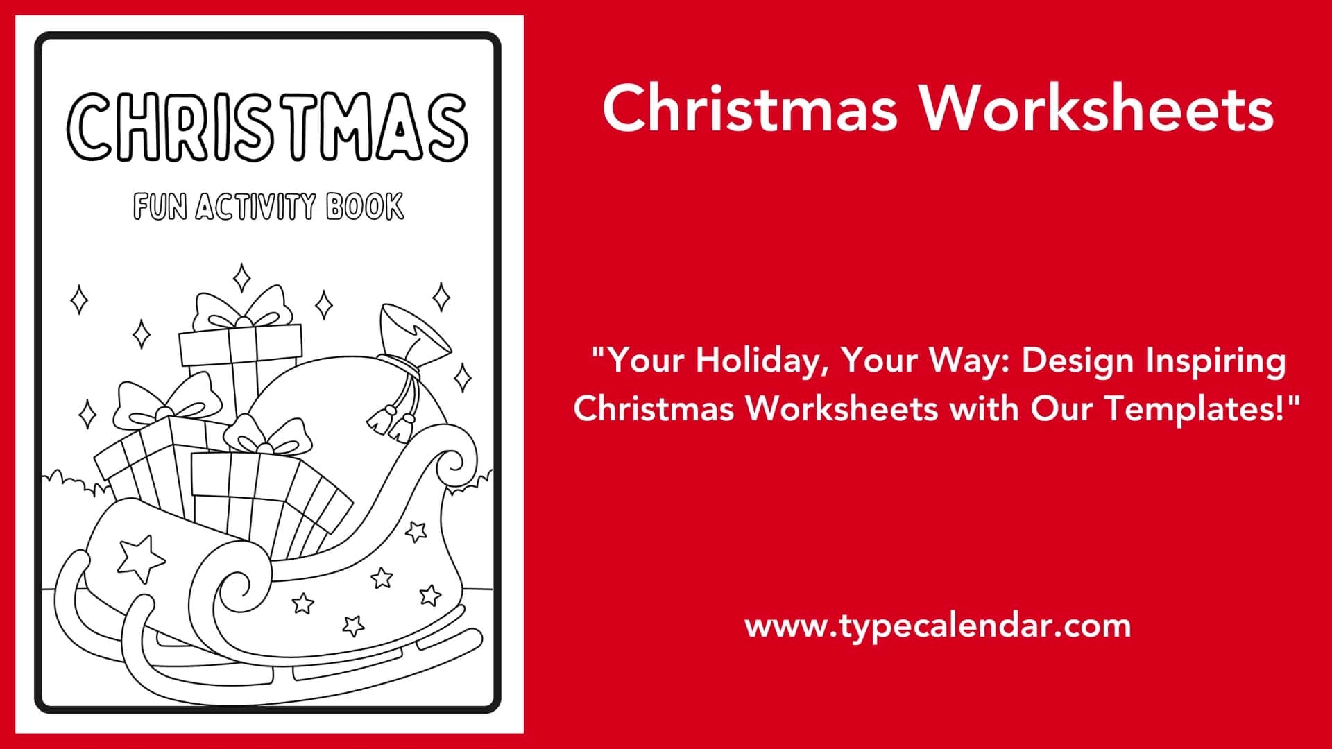 christmas printable worksheets