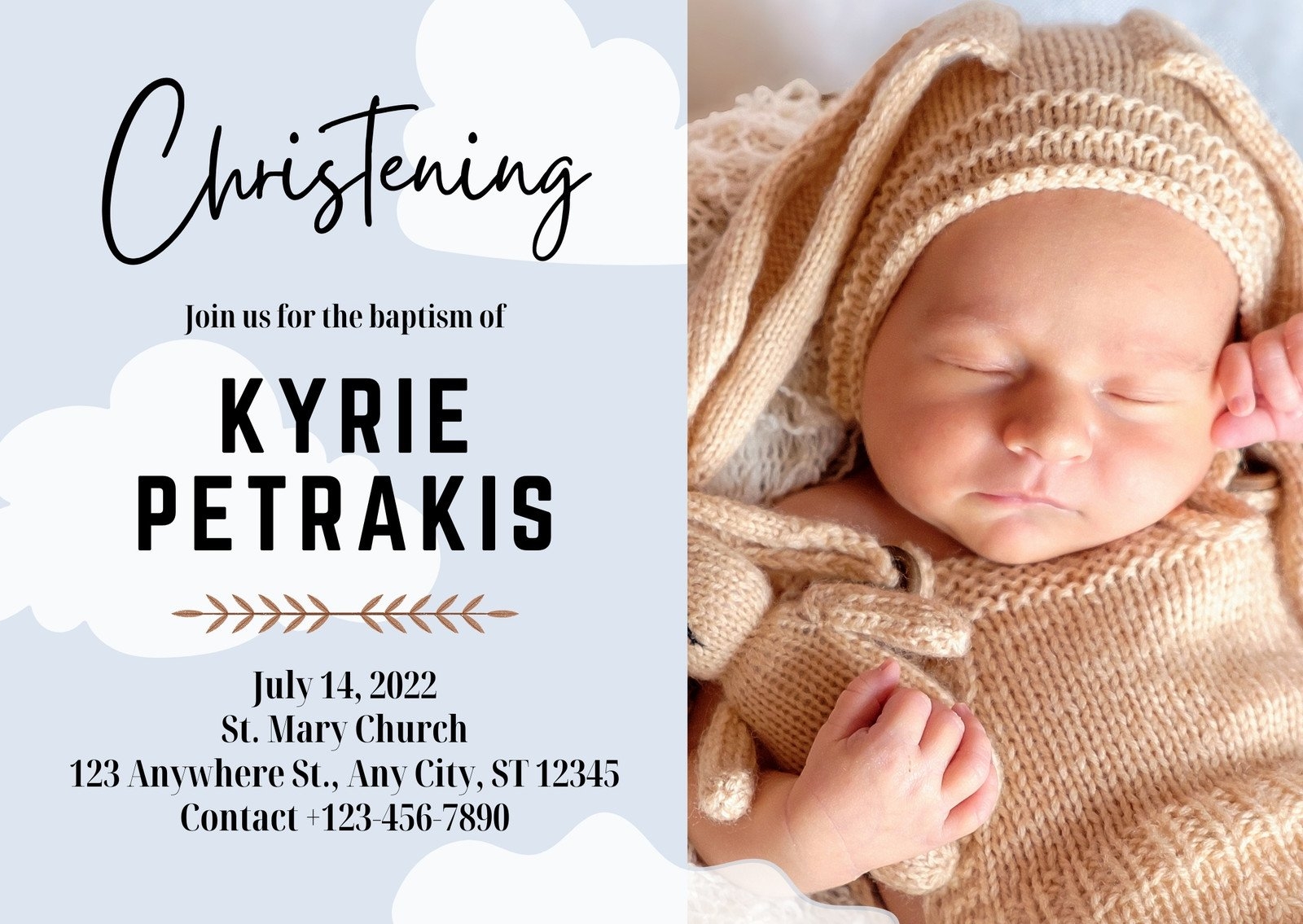 printable baptism greeting cards