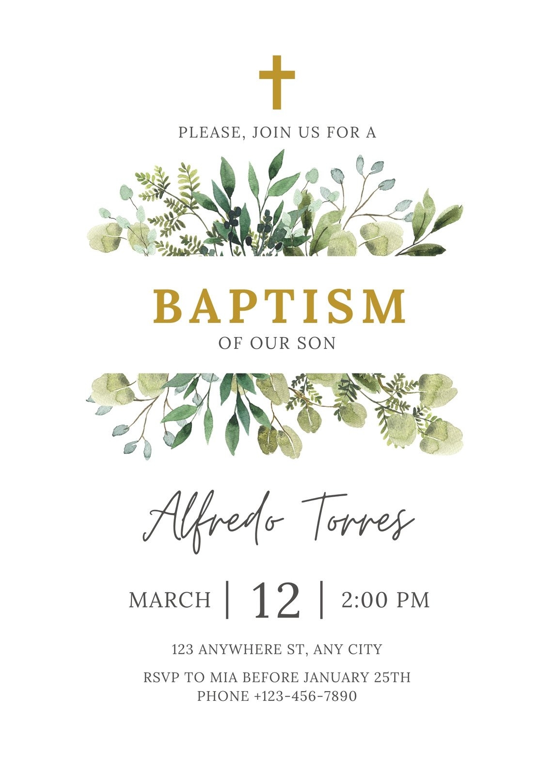 printable baptism invitation cards free
