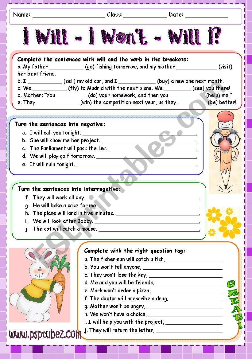 free printable will worksheet pdf