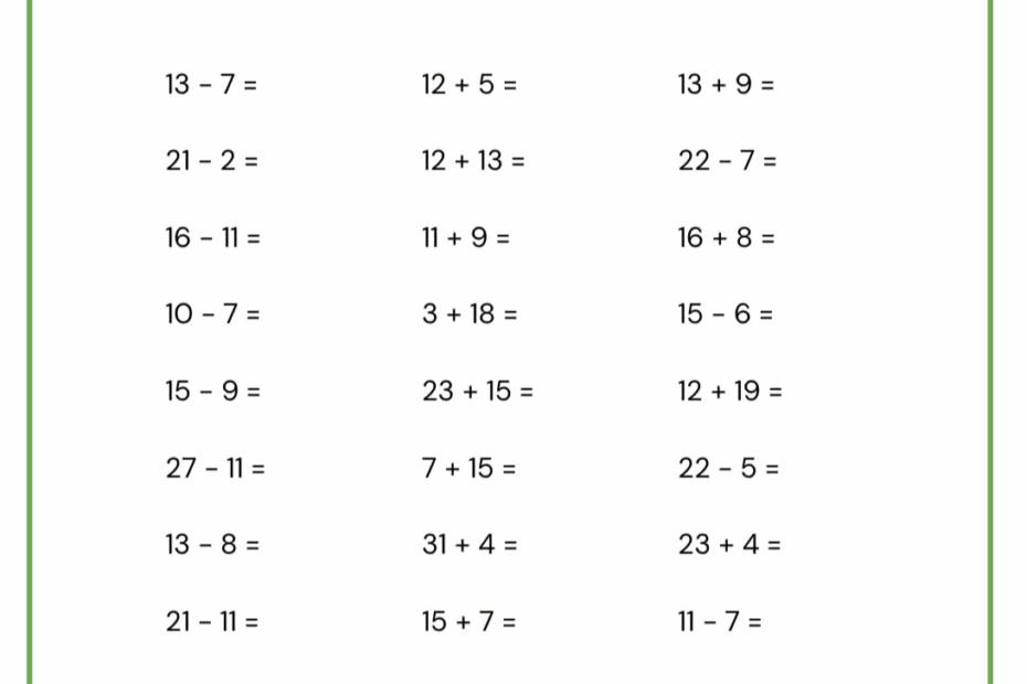 Free Printable Math Worksheets For 5th Grade Download PDF