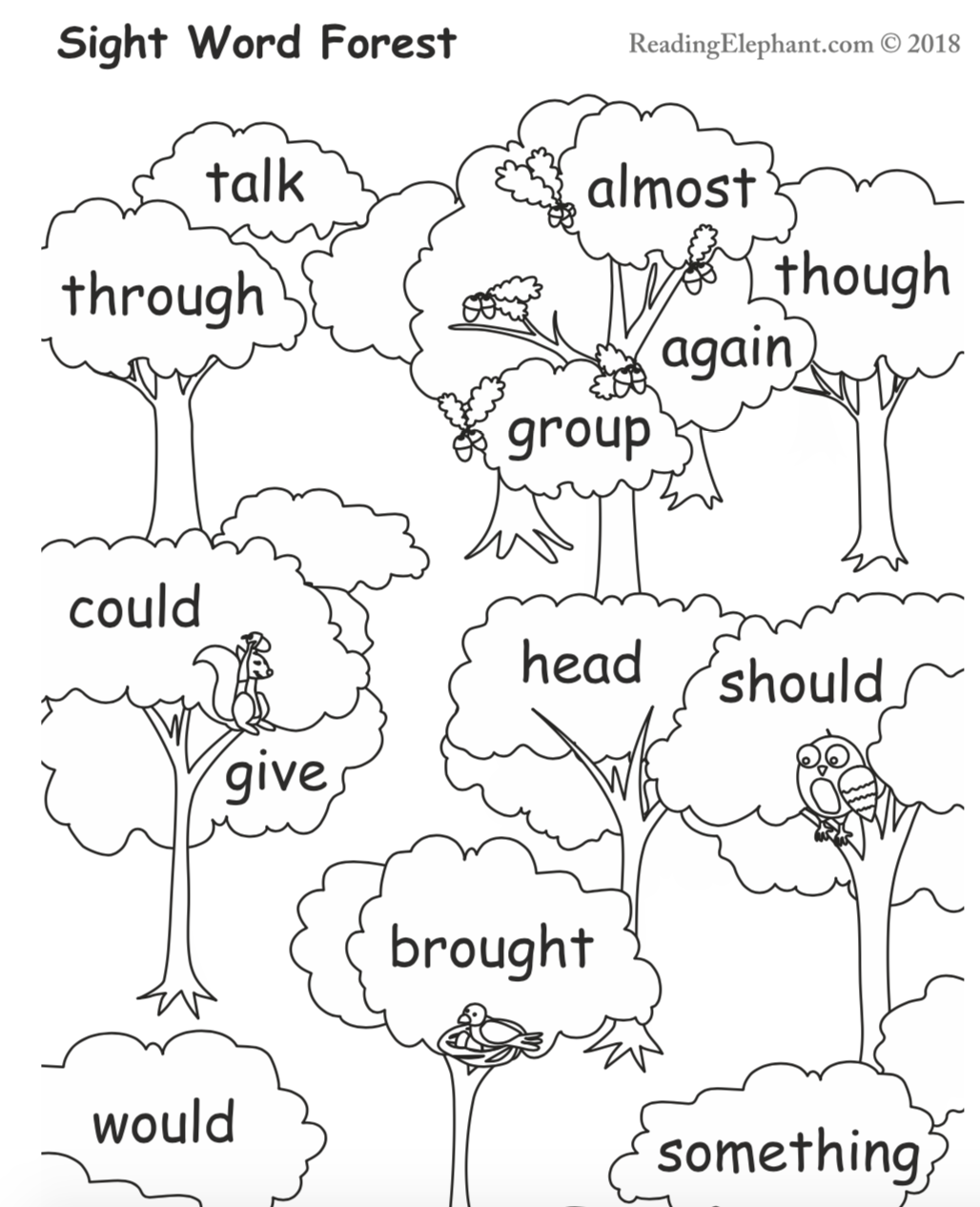 sight word worksheets free