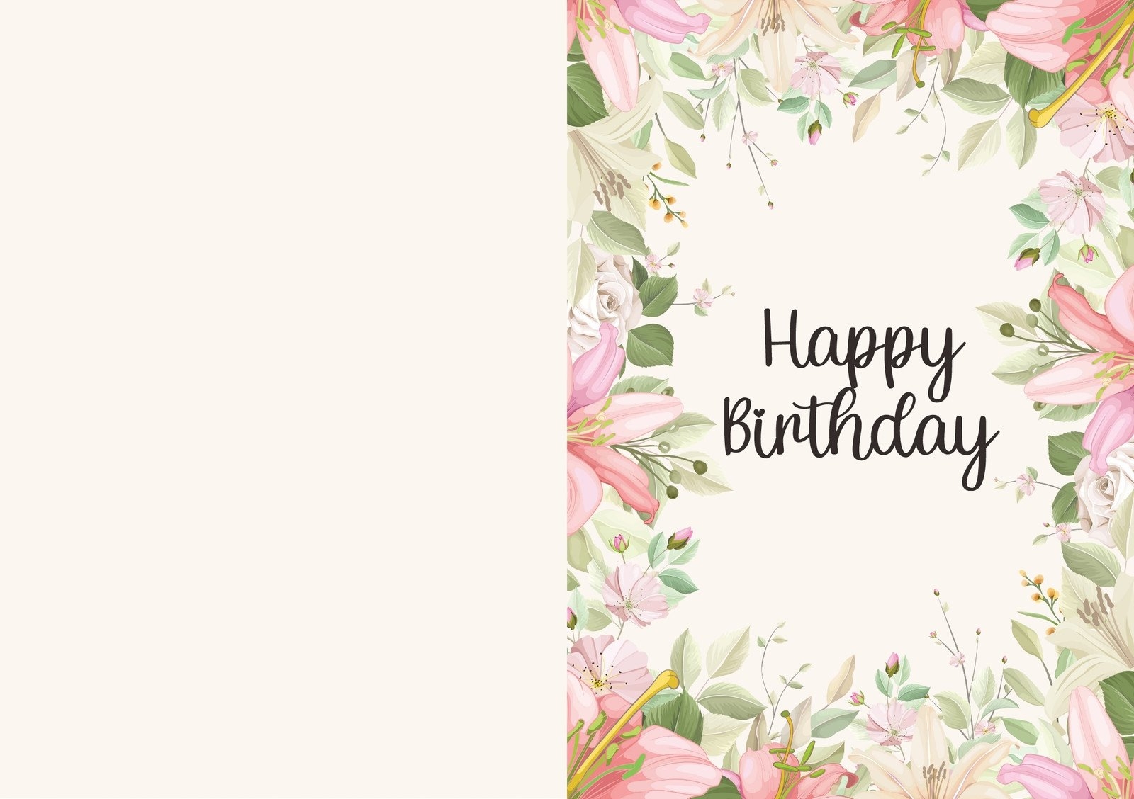 printable birthday cards blank