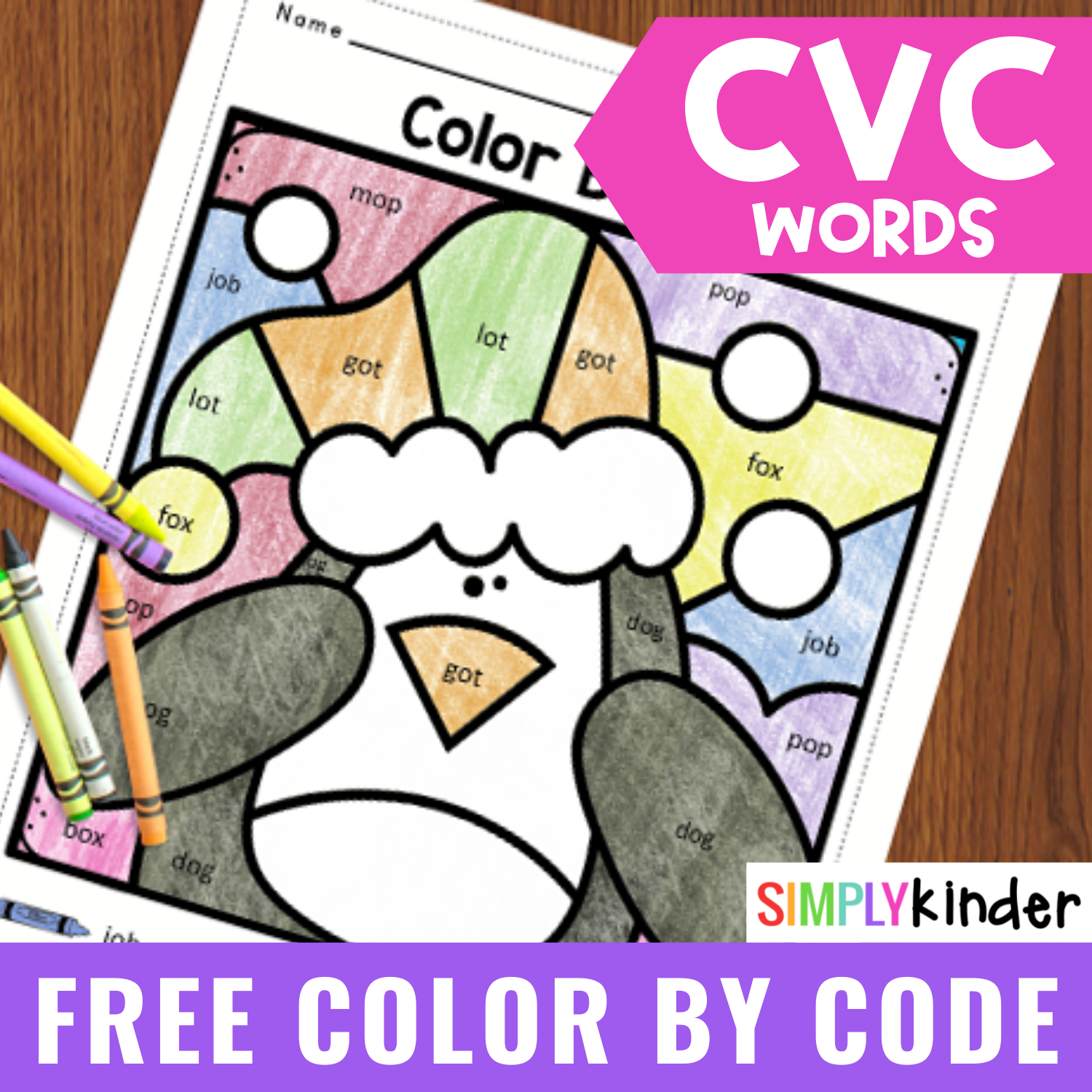 cvc worksheets free