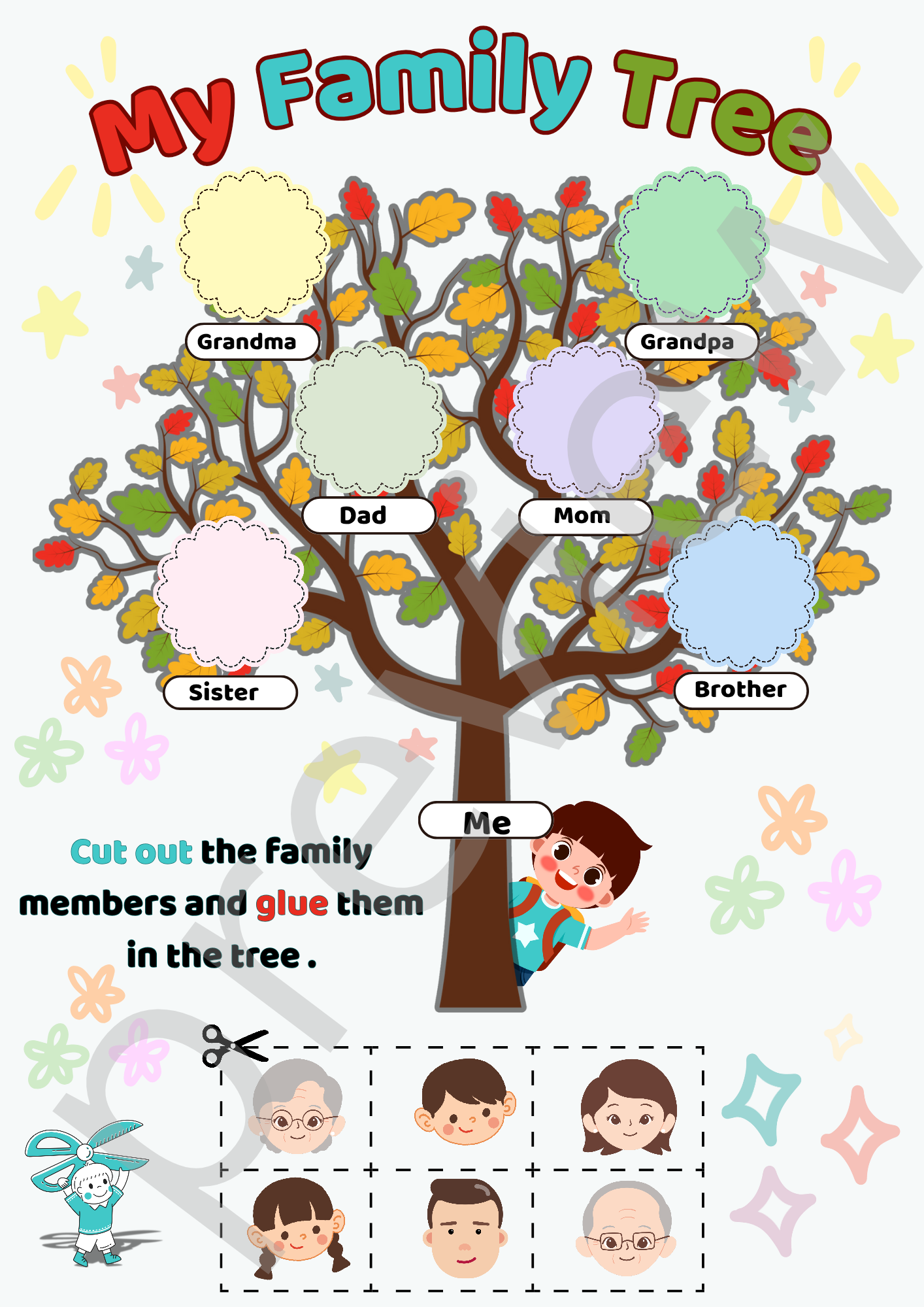 family tree worksheet
