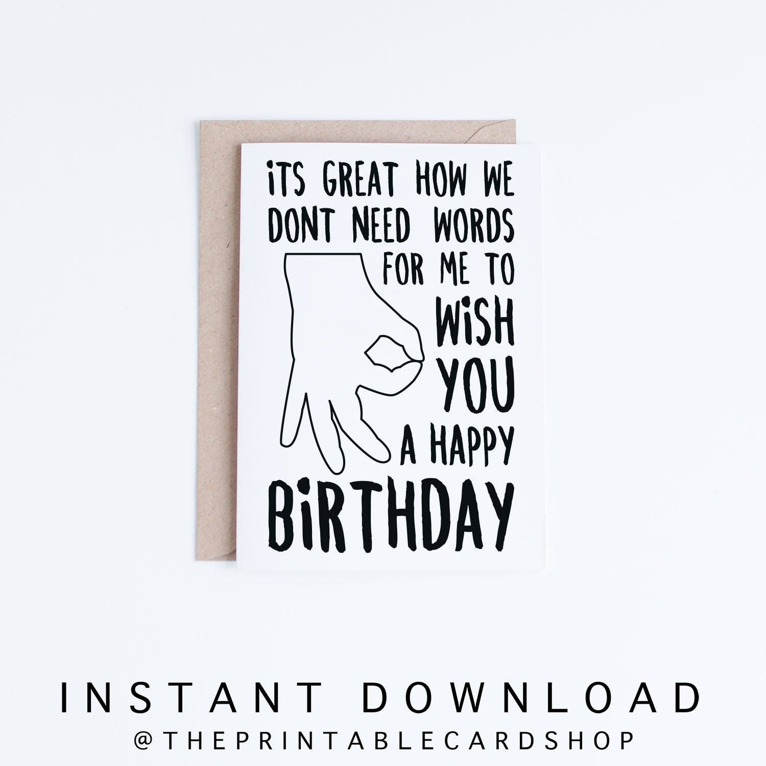 Funny Birthday Cards Instant Download Printable Birthday Card For Friends Ballgazer For Brother For Him For Boyfriend Husband Bro Etsy