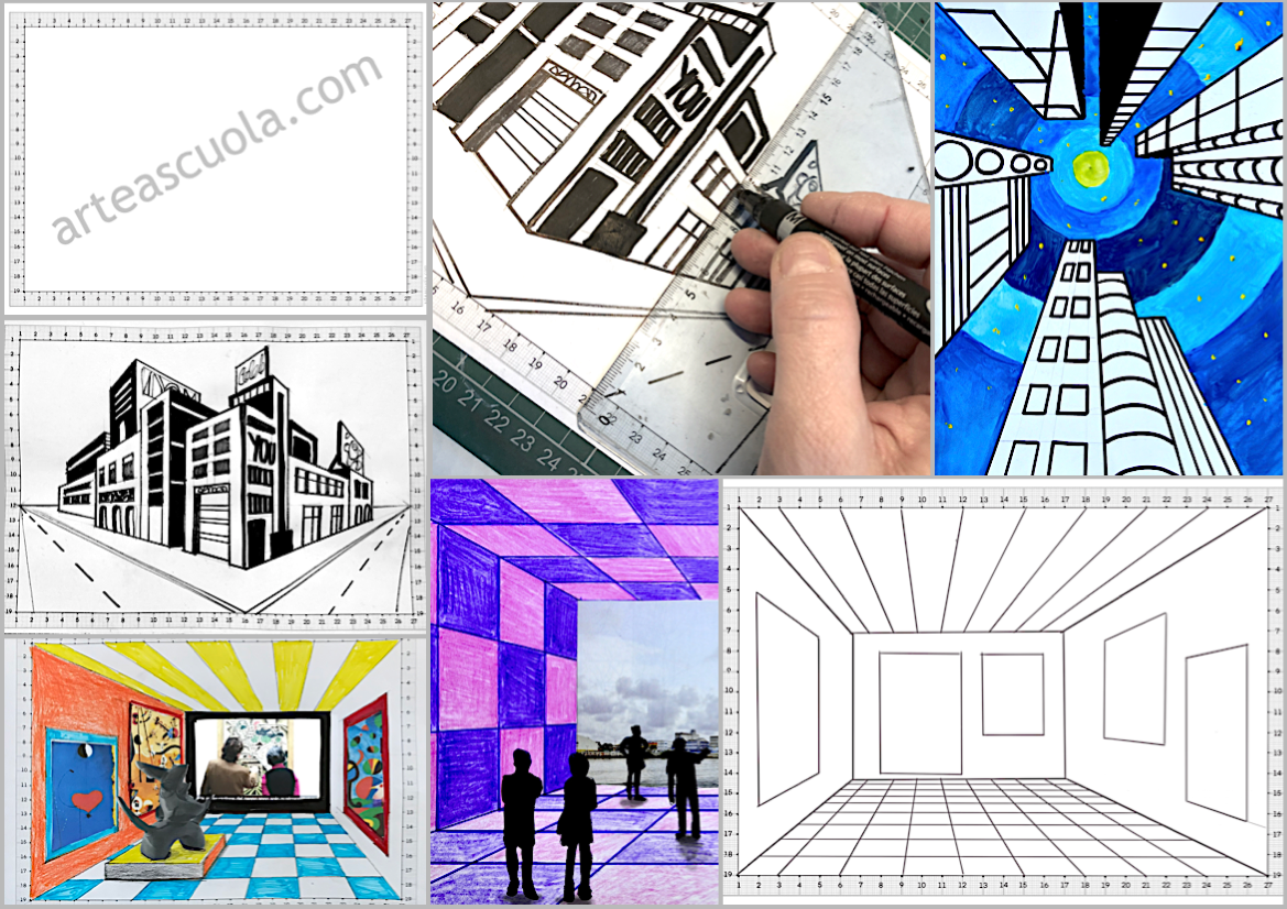 Graduated Frame To Draw A Perspective Arte A Scuola