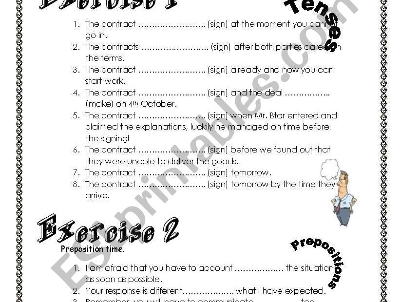 Grammar For Adults Business English ESL Worksheet By Allakoalla