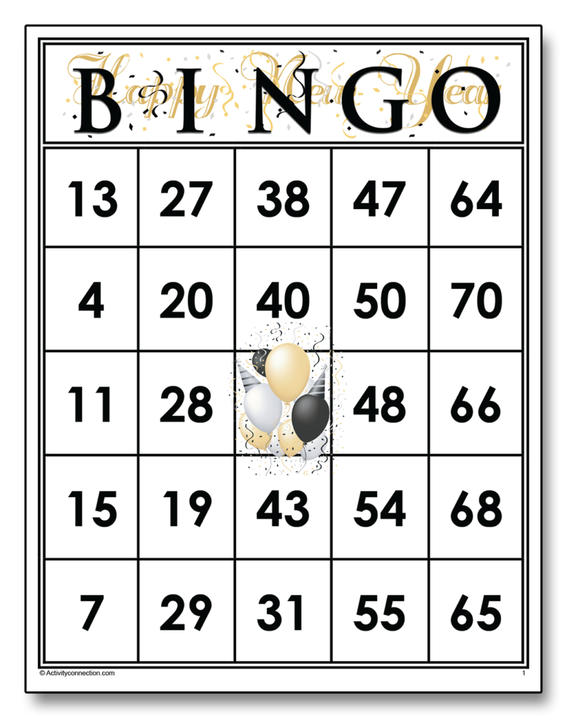 printable bingo cards 1 50