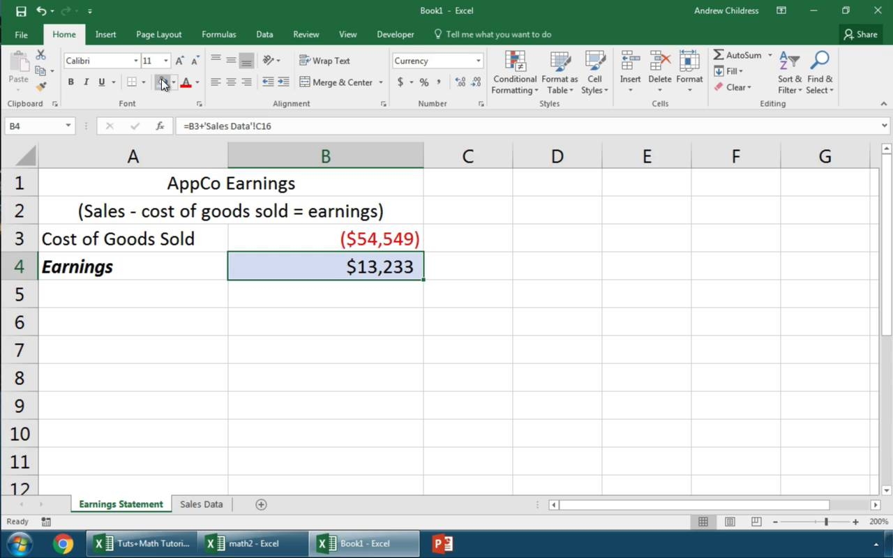 How To Link Your Data In Excel Workbooks Together Envato Tuts Worksheets Library