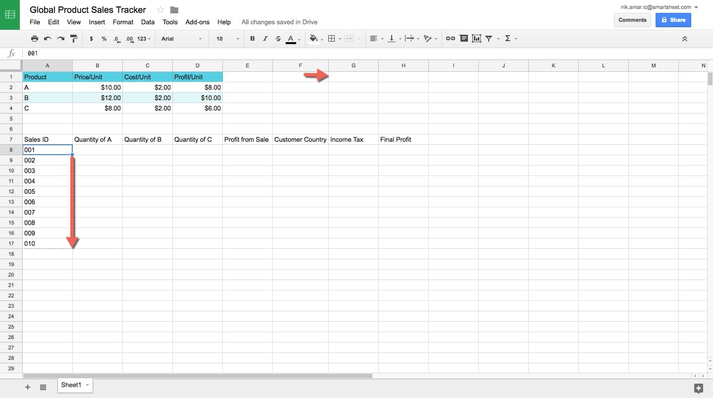 change the scale of the worksheet to 85