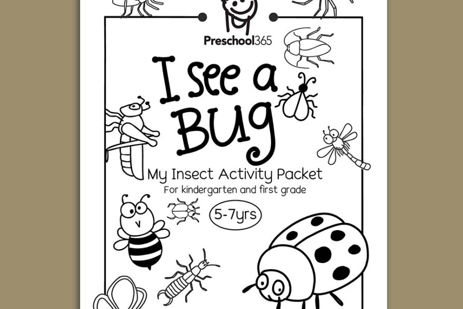 I See A Bug Science Activity Packet 14pages Great Packet For Insects