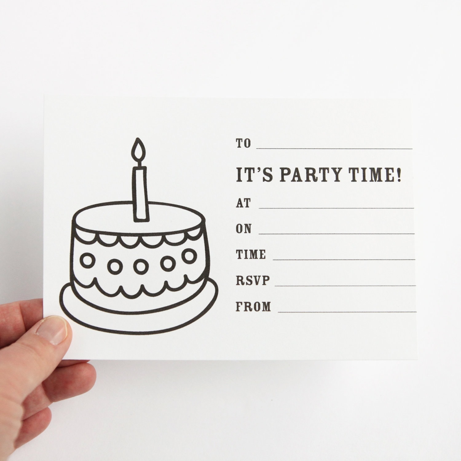 printable birthday card invitations
