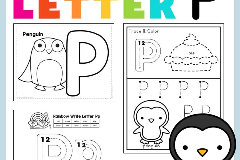 Letter P Preschool Printables Preschool Mom