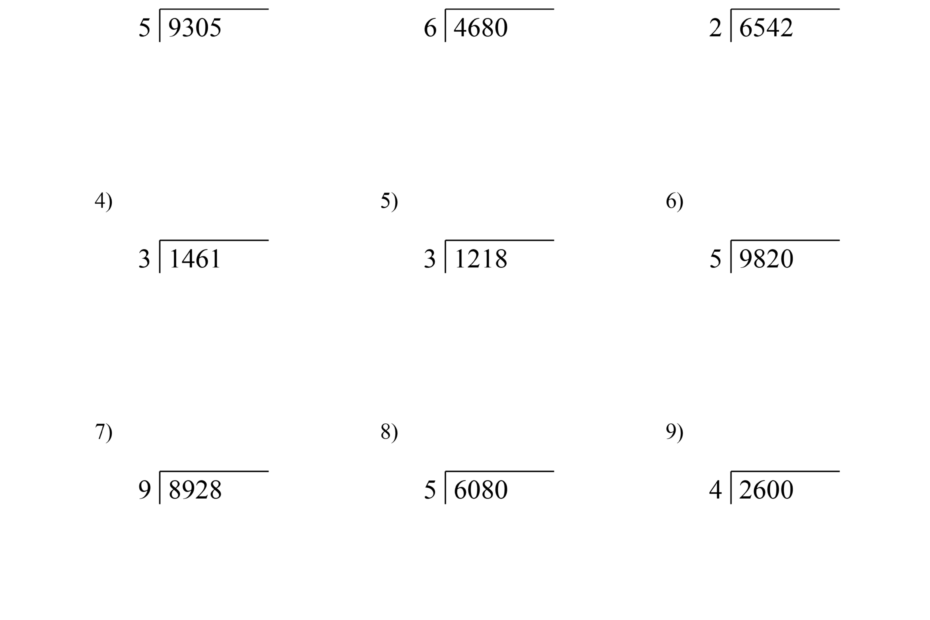 Long Division Worksheets U0026 Problems Free Printable Math Drills Free Printables Monograms Design Tools Patterns U0026 DIY Projects