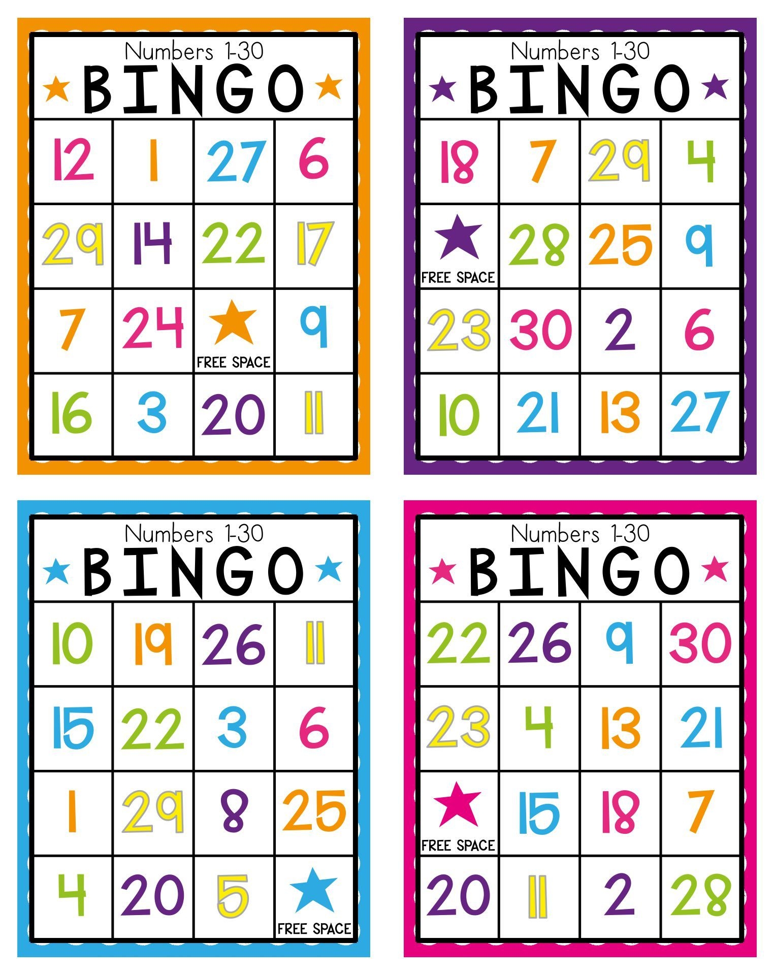 Los N meros Numbers Bingo Http www onlinefreespanish aplica lessons bingos bingoNumbers pdf