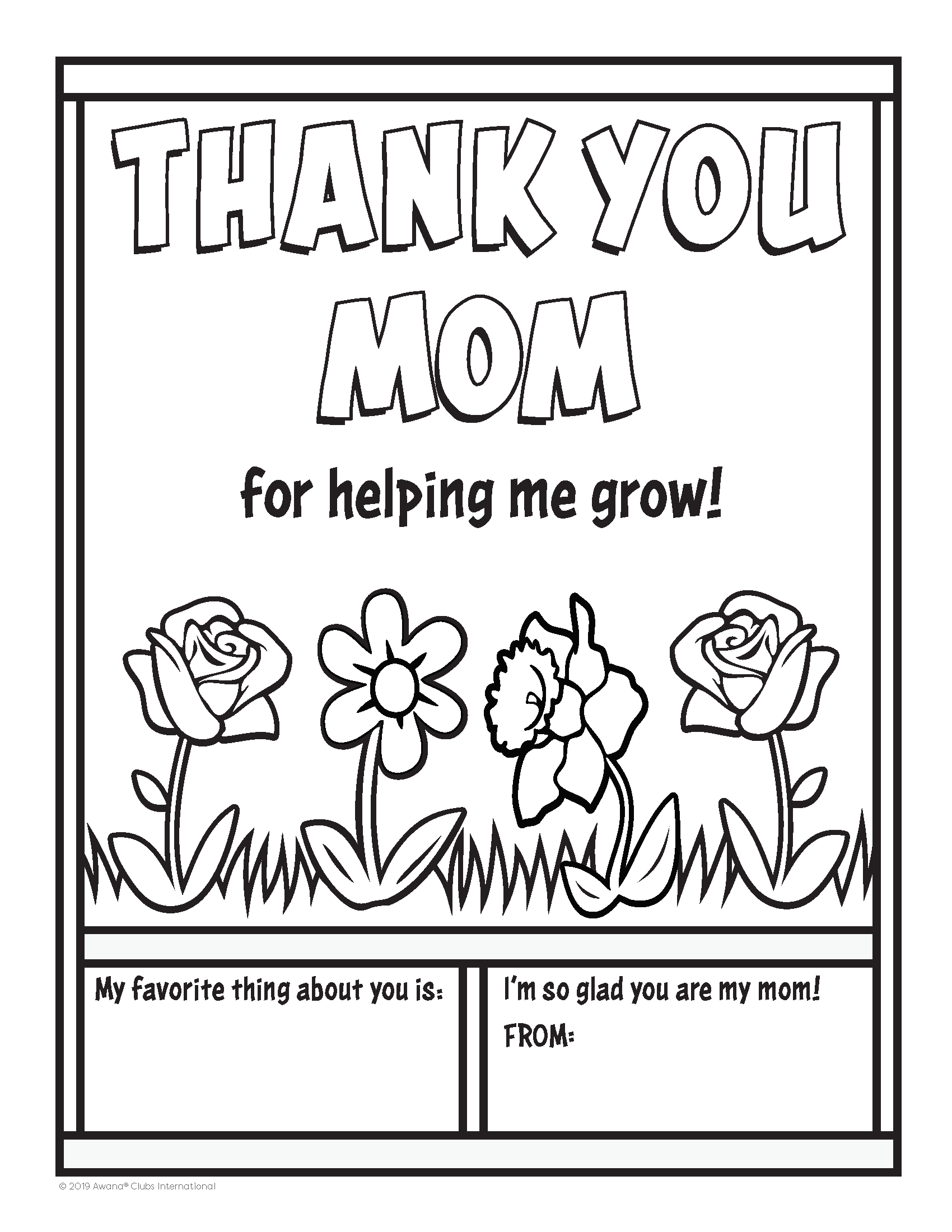 mothers day worksheet