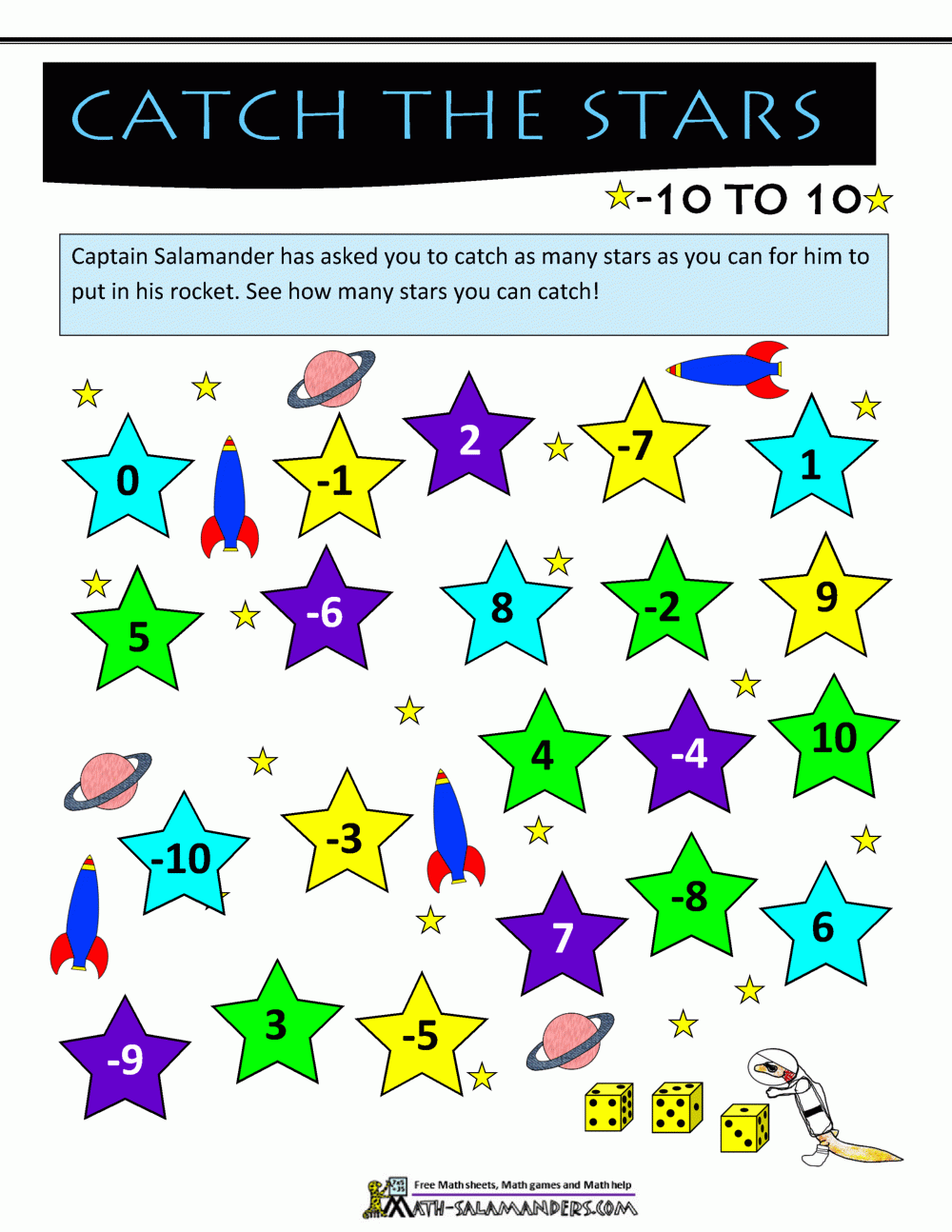 addition and subtraction negative numbers worksheets