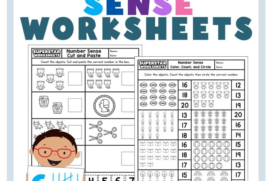Number Sense Worksheets Superstar Worksheets