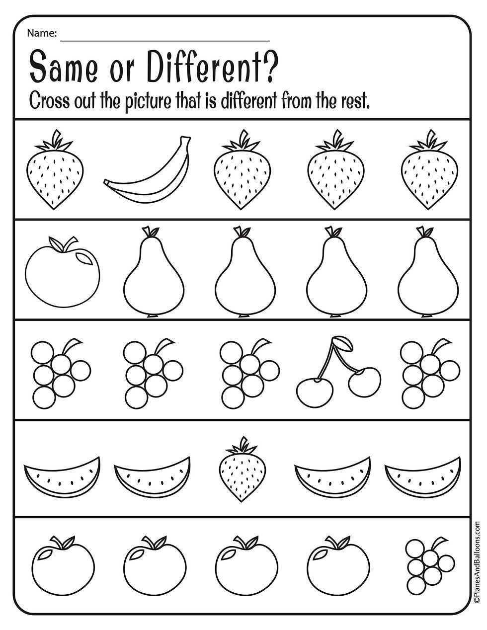 free printable worksheets preschool
