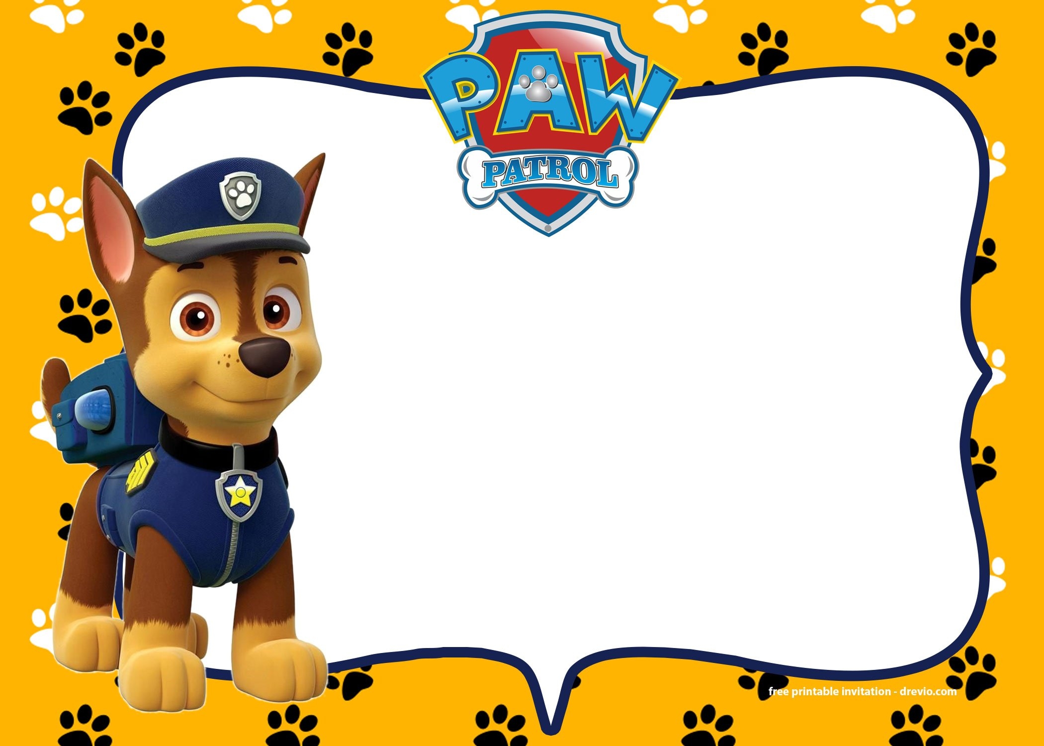 Paw Patrol Birthday Invitation Ideas