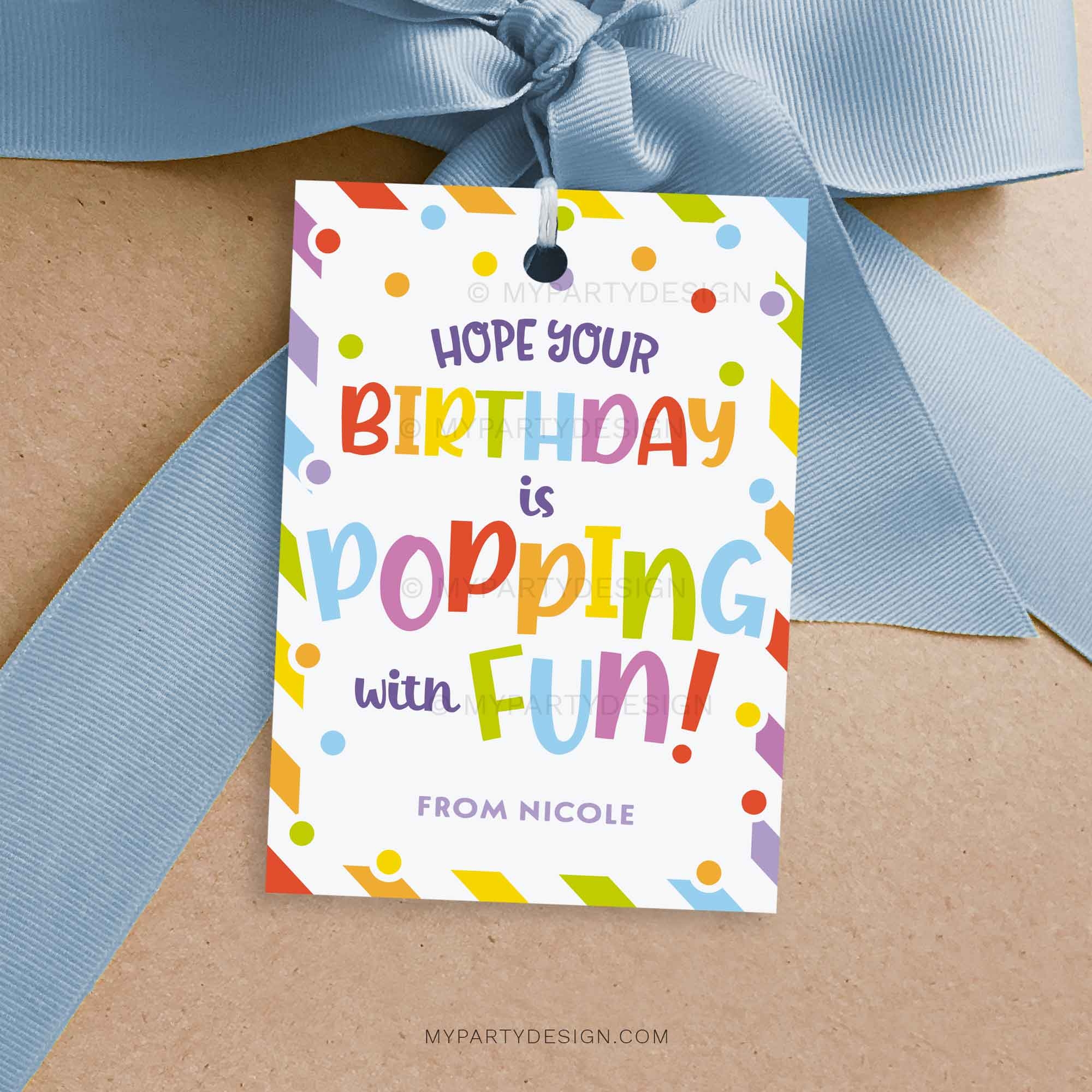 printable birthday gift tags cards