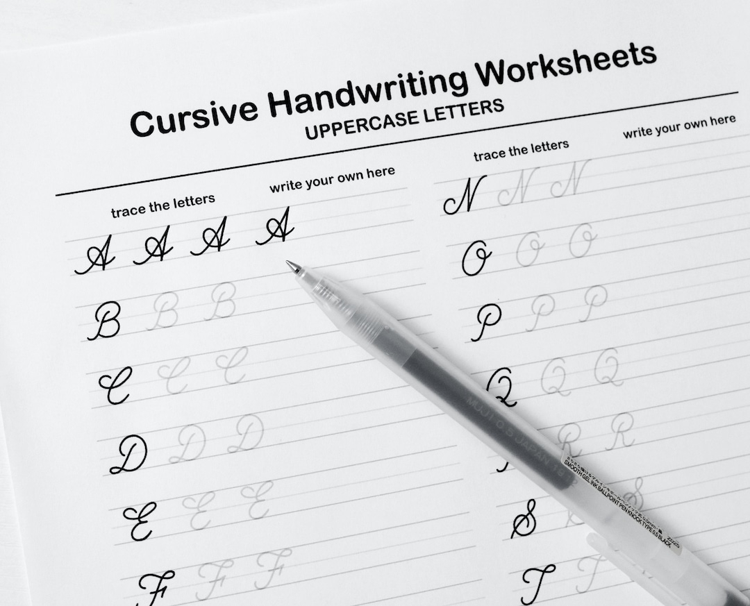 printable cursive letters worksheet pdf
