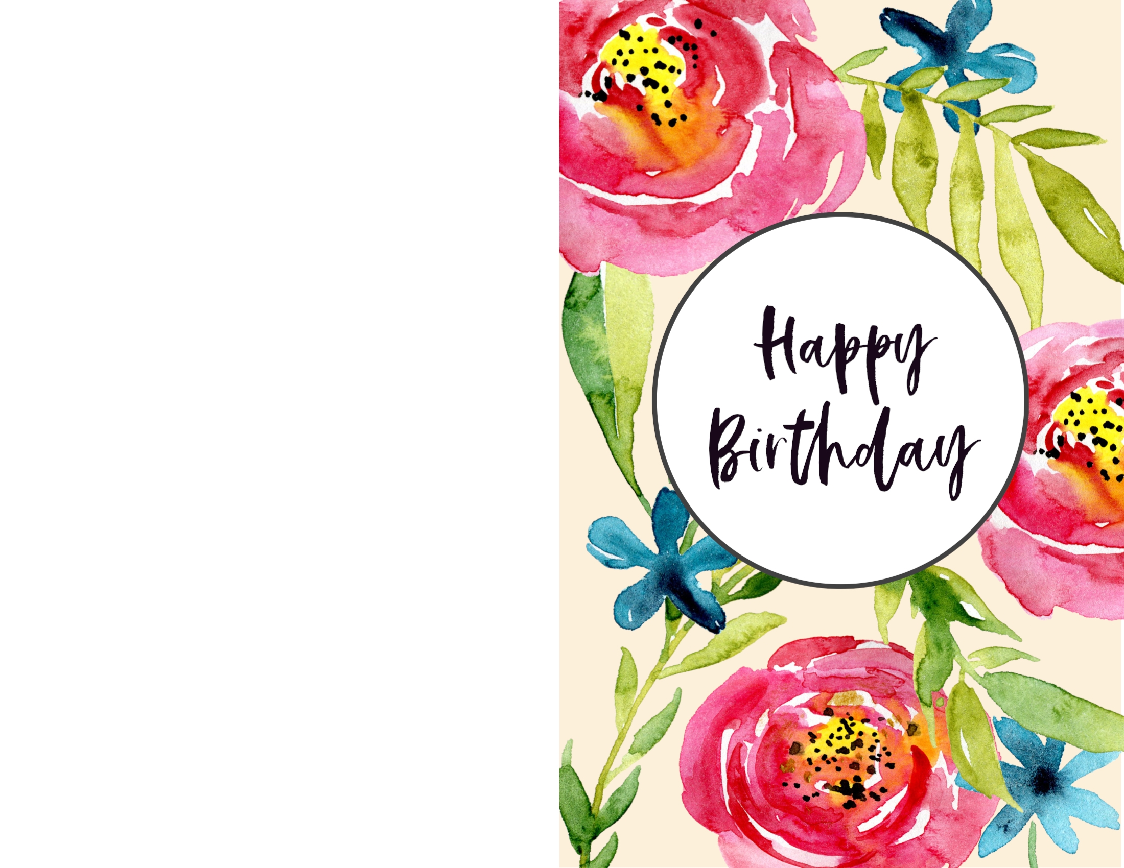 printable birthday card for free